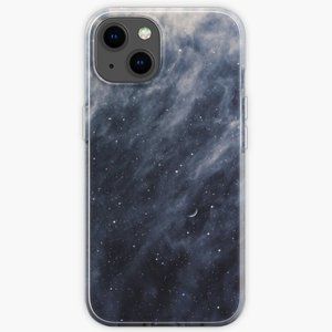 Blue Clouds, Blue Moon iPhone Case